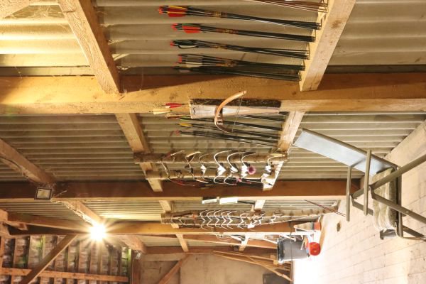 25m Indoor Bogenschießscheune